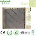 Grooved barefoot friendly board anti-weathering wpc rot-proof wpc DIY tiles for sale